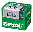 SPAXFRANCE - Vis à bois universelle - Yellox - 300 pièces - Diam.3,5xH.12mm - vignette