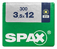 SPAXFRANCE - Vis à bois universelle - Yellox - 300 pièces - Diam.3,5xH.12mm - vignette
