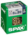 SPAXFRANCE - Vis universelle en acier Yellox - 300 pièces - Diam.3,5xH.20mm - vignette