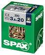 SPAXFRANCE - Vis universelle en acier Yellox - 300 pièces - Diam.3,5xH.20mm - vignette
