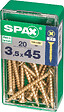 SPAXFRANCE - Vis universelle SPAX - Yellox - 20 pièces - Diam.3,5xH.45mm - vignette