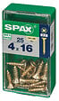 SPAXFRANCE - Vis universelle Pozidriv - Yellox - 25 pièces - Diam.4xH.16mm - vignette