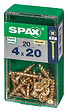 SPAXFRANCE - Vis universelle en acier - Yellox - 20 pièces - Diam.4xH.20mm - vignette