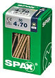 SPAXFRANCE - Vis universelle en acier Yellox - 50 pièces - Diam.4xH.70mm - vignette