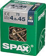 SPAXFRANCE - Vis à bois universelle - Yellox - 75 pièces - Diam.4,5xH.45mm - vignette
