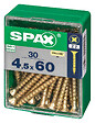 SPAXFRANCE - Vis à bois universelles Yellox - 30 pièces - Diam.4,5xH.60mm - vignette