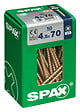 SPAXFRANCE - Vis universelle - Tête fraisée - 50 pièces - Diam.4,5xH.70mm - vignette