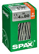 SPAXFRANCE - Vis universelle SPAX - Tête fraisée TX - 50 pièces - Diam.4,5xH.80mm - vignette