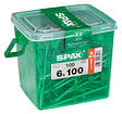 SPAXFRANCE - Vis universelle Wirox - 100 pièces - Diam.6xH.100mm - vignette