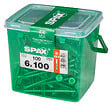 SPAXFRANCE - Vis universelle Wirox - 100 pièces - Diam.6xH.100mm - vignette