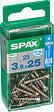 SPAXFRANCE - Vis à bois en inox A2 - 25 pièces - Diam.3,5xH.25mm - vignette