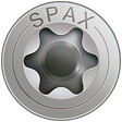 SPAXFRANCE - Vis à bois en inox - Tête fraisée - 25 pièces - Diam.4xH.30mm - vignette
