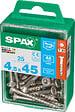 SPAXFRANCE - Vis à bois en inox - 25 pièces - Diam.4,5xH.45mm - vignette