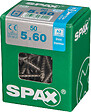 SPAXFRANCE - Vis universelle en inox A2 - Tête fraisée - 50 pièces - Diam.5xH.60mm - vignette
