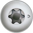 SPAXFRANCE - Vis poteau en inox - 25 pièces - Diam.8xH.50mm - vignette