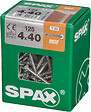 SPAXFRANCE - Vis MDF SPAX - M - Argent - 125 pièces - Diam.4xH.40mm - vignette