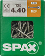 SPAXFRANCE - Vis MDF SPAX - M - Argent - 125 pièces - Diam.4xH.40mm - vignette