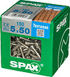 SPAXFRANCE - Vis terrasse en acier inoxydable A2 - 150 pièces - Diam.5xH.50mm - vignette