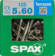 SPAXFRANCE - Vis pour terrasse en inox A2 - 125 pièces - Diam.5xH.60mm - vignette