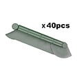 TIMBELA - Bordure De Jardin Décorative En Plastique Vert- 10 M De Long X 6 Cm De Haut - vignette