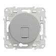SCHNEIDER ELECTRIC - Prise RJ45 Alu Cat 6 STP - Odace - Aluminium - à visser - vignette