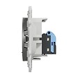 SCHNEIDER ELECTRIC - Prise RJ45 Alu Cat 6 STP - Odace - Aluminium - à visser - vignette