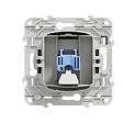 SCHNEIDER ELECTRIC - Prise RJ45 Alu Cat 6 STP - Odace - Aluminium - à visser - vignette