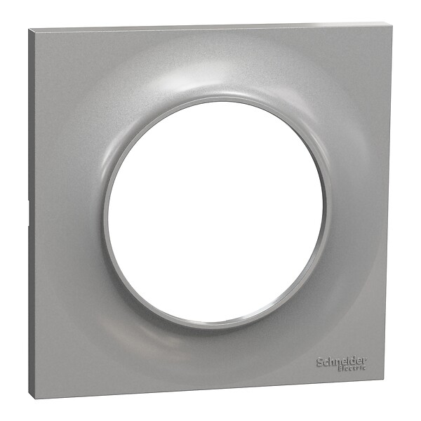 SCHNEIDER ELECTRIC - Plaque de finition aluminium Odace Styl 1 poste - large