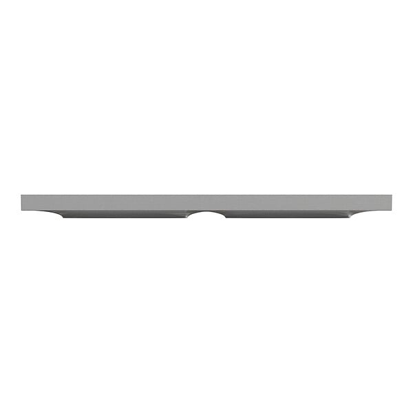 SCHNEIDER ELECTRIC - Plaque alu 2 postes Odace Styl - Aluminium - entraxe 71 mm - large