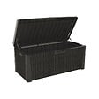 TOOMAX - Coffre de jardin en résine 560 Litres Gris Anthracite Cousin inclus Effet rotin L147xP72xH65 cm TOOMAX - vignette
