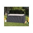 TOOMAX - Coffre de jardin en résine 560 Litres Gris Anthracite Cousin inclus Effet rotin L147xP72xH65 cm TOOMAX - vignette