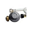 UNIVERSAL - Poele à gaz 3,4KW Fonte véritable Provence Marron miel + Tuyau gaz + Detendeur gaz butane UNIVERSAL - vignette