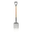 VITO - Fourche de jardin 4 dents avec manche en bois et poignée en Y VITO - vignette