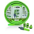 VITO - Tuyau d'arrosage 19mm 25m KIT PVC lance multi jet+ 2 raccords + nez de robinet VITO - vignette