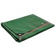 TECPLAST - Bâche de jardin 3 x 5 m Verte et Marron Traitée Anti UV Polyéthylène 250g/m² KZ GARDEN - vignette