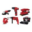 ITOOLS - Pack 5 outils Meuleuse 500W Perceuse 500W Visseuse 12V Scie sauteuse 350W Ponceuse 135W + Boite à outils 18' ITOOLS - vignette