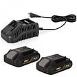 VITO - Scie Circulaire sans fil 20V + 2 Batteries Lithium 2.0AH + Chargeur rapide VITO - vignette