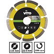 VITO - Meuleuse angulaire 850W 115mm + Disque coupe bois et PVC + Disque Diamant laser + Boîte à outils VITO - vignette