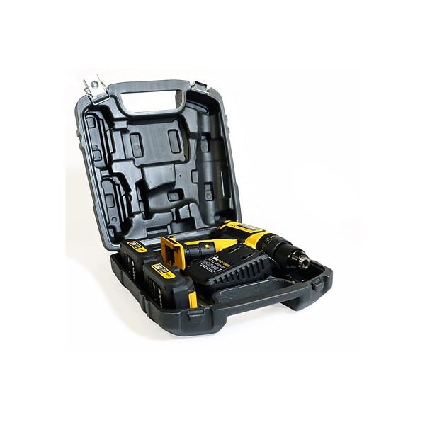 VITO - Perceuse Visseuse 14.4V + 2 Batteries Lithium 2Ah + Coffret 32 Embouts + Gants + Chargeur et Mallette VITO - large
