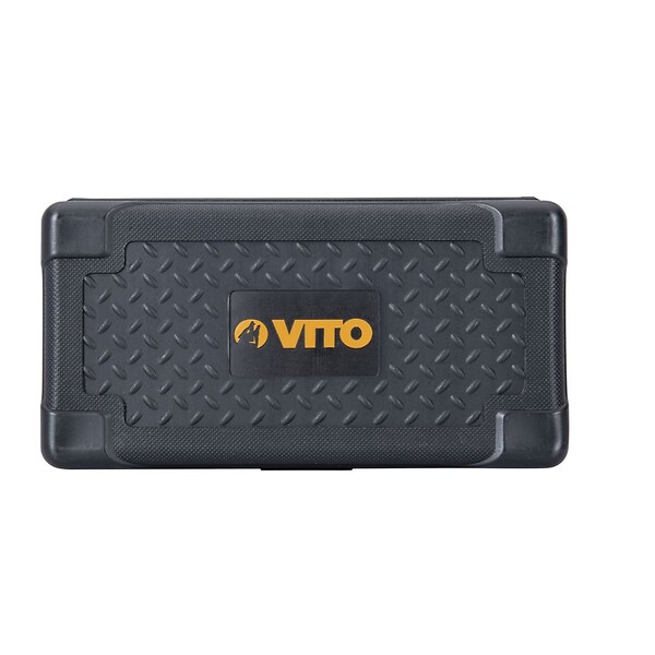 VITO - Coffret à douilles 46 pièces CRV 1/4 Chrome vanadium VITO - large