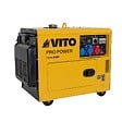 VITO - Groupe électrogène Diesel 8 KVA Mono et Triphasé  4T 12CV 498 cm³ 6500W Démarreur électrique Autonomie 8h VITO - vignette