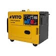 VITO - Groupe électrogène Diesel 8 KVA Mono et Triphasé  4T 12CV 498 cm³ 6500W Démarreur électrique Autonomie 8h VITO - vignette