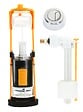 GARIS - Mécanisme WC double débit bouton chromé + robinet flotteur standard - GARIS - W03-6500G - vignette