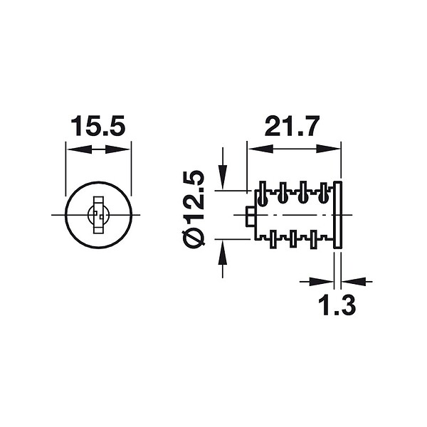 HANGER - NOYAU DE CYLINDRE SYMO MG1 - large