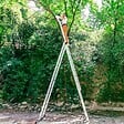 HOSTRÃ–M - Echelle transformable 3 plans StablePro 3x14 marches aluminium extensible coulissante, 6 positions, hauteur travail max 9,62m, garantie 5 ans, Hostrom - vignette