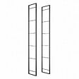 EMUCA - Jeu de Lader Shelf Frame Set, height 1790mm, Acier, Painted en noir - vignette