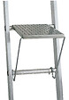 CENTAURE - Taquet repose-pieds pour échelle - Aluminium - 24x25,5cm - vignette