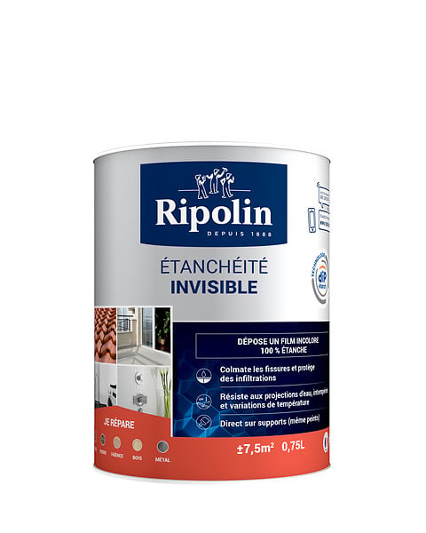 RIPOLIN - Étanchéité multi-usages invisible - Résine 0,75L - large