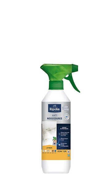 RIPOLIN - Anti-moisissures salle de bain - Vaporisateur - 0,5L - large