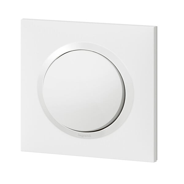 LEGRAND - Interrupteur ou va-et-vient Dooxie blanc 10AX - large